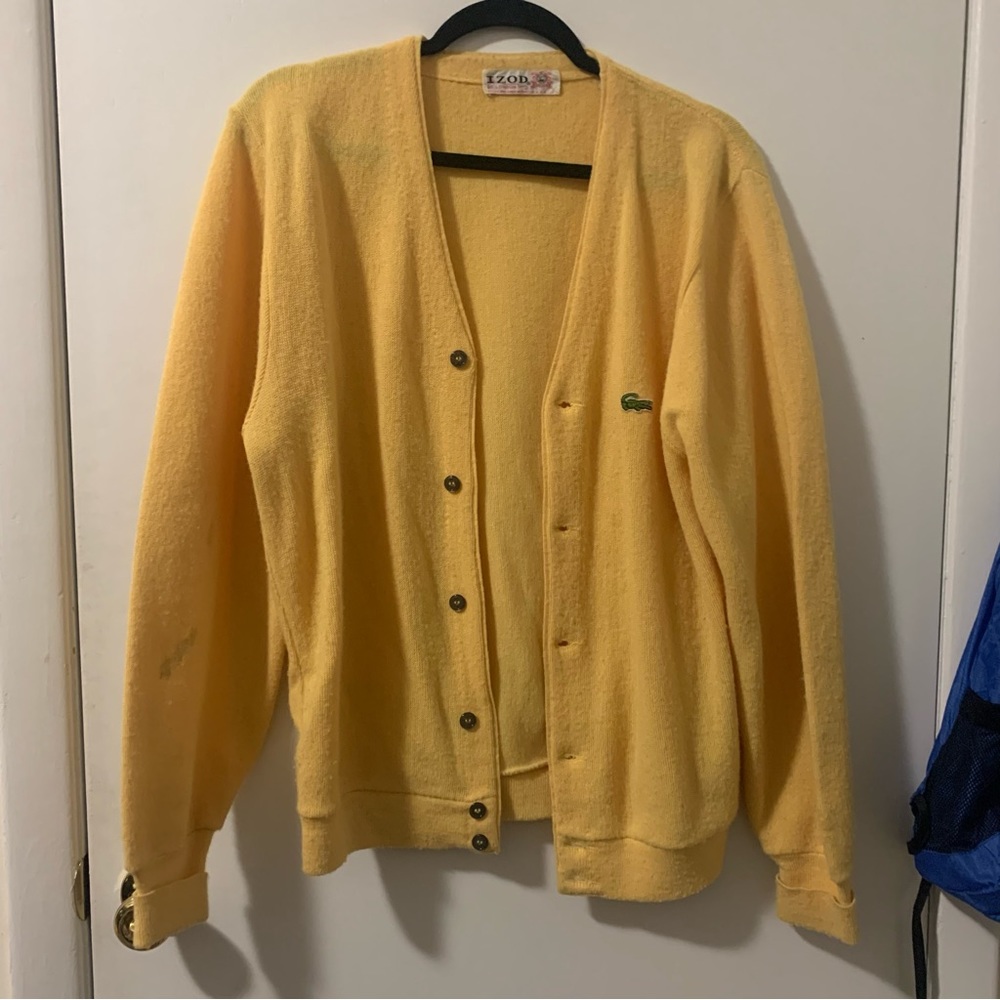 Vintage Lacoste IZOD cardigan (Medium)